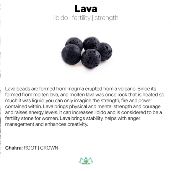 Bamboo Coral chipped stone bracelet & aromatherapy Lava Stone - Picture 3 of 4